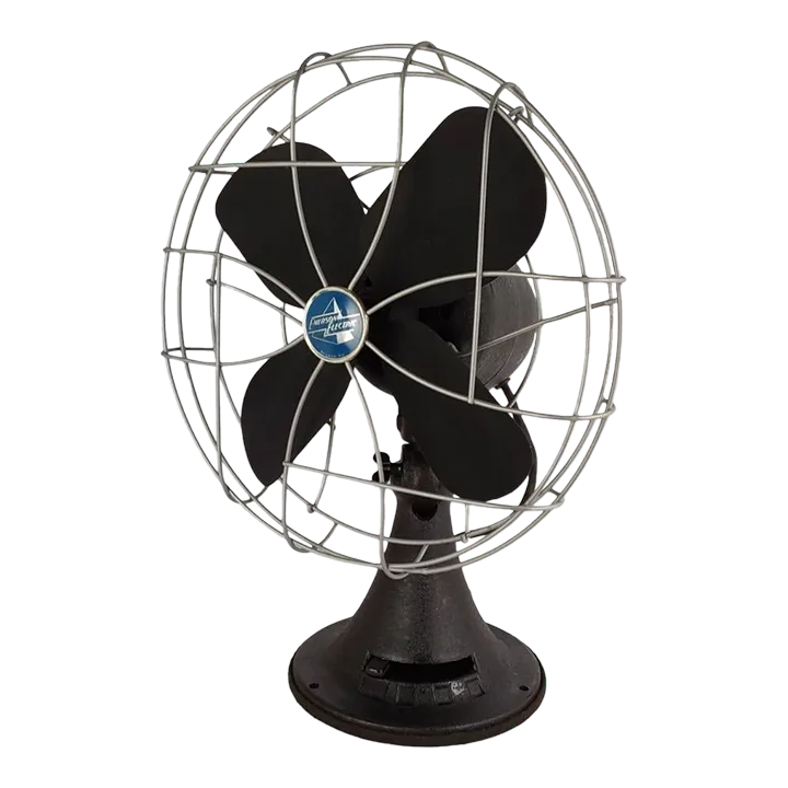 Circa Late 1940's to Early 1950's Emerson Oscillating Desk Fan