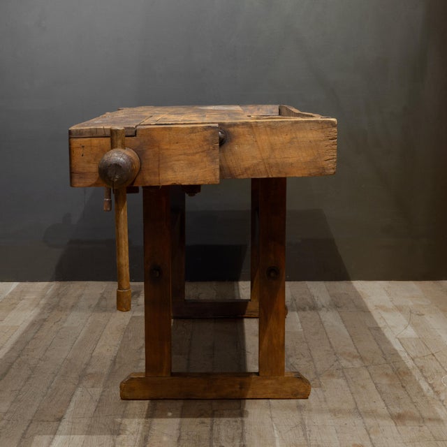 19th C. Carpenter's Workbench c.1880-1900 For Sale - Image 12 of 14