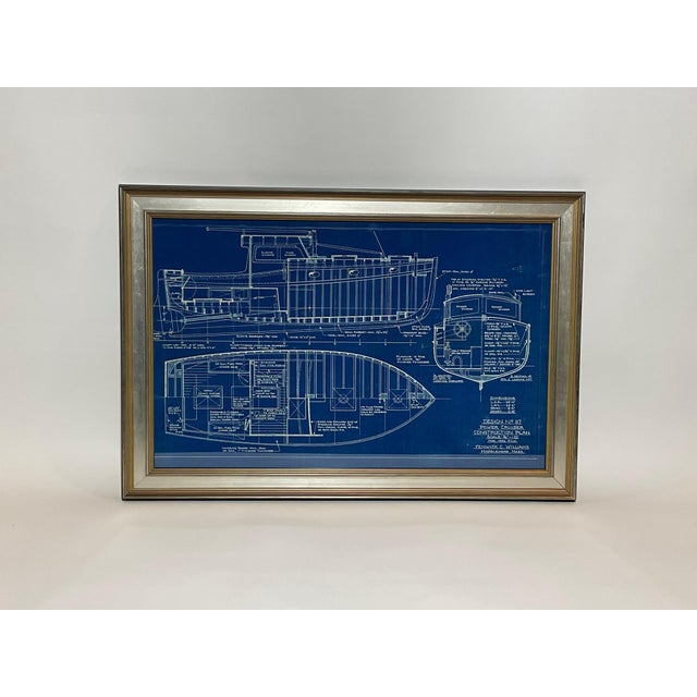 Power Cruiser Yacht Blueprint from Marblehead For Sale - Image 4 of 10