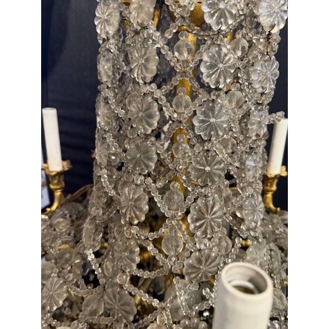 1900 Caldwell Crystal and Bronze Chandelier With 12 Lights For Sale In New York - Image 6 of 12