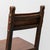 Vintage Wooden and Brown Leather Dining Chairs, 1920s, Set of 6 For Sale - Image 10 of 14