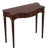 Maitland Smith Flame Mahogany Federal Style Console Table For Sale