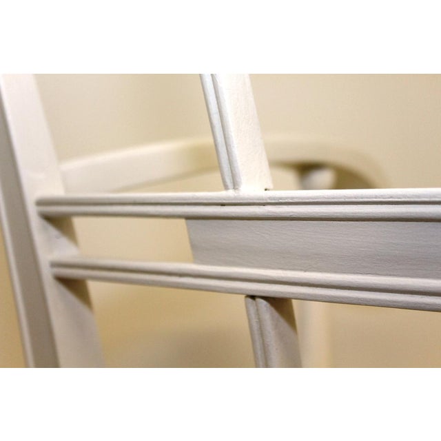 Art Nouveau White Lacquered Beech Armchair by Josef Hoffmann For Sale - Image 10 of 18