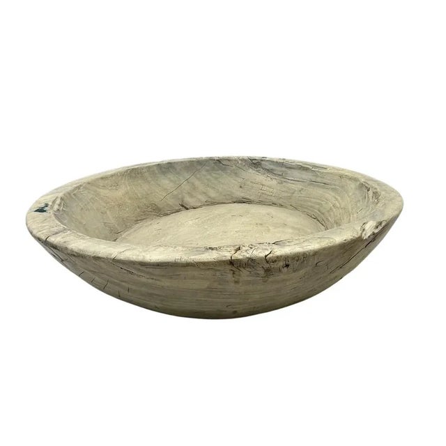 Vintage Wooden Parat Bowl - Small For Sale - Image 4 of 5