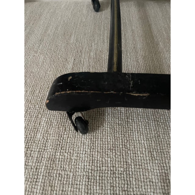 Wood Vintage Painted Bloomingdales Clothing Butler For Sale - Image 7 of 7