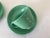 Fiesta Ware Green Coffee Cups & Saucers - a Pair For Sale - Image 4 of 5