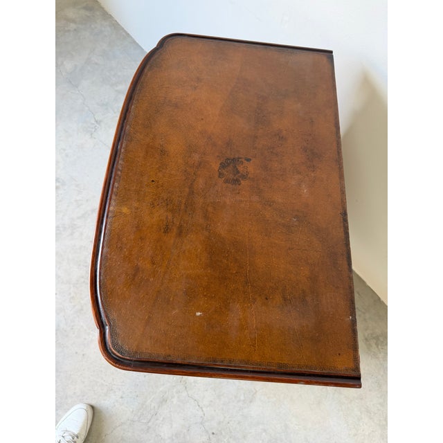 Vintage Theodore Alexander Faux Book Front Mahogany Small Cabinet For Sale - Image 9 of 12