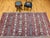 Antique Turkmen Yomut Soumak Kilim, Handwoven Wool, Geometric Pattern, Rust & Blue, 5x10 For Sale - Image 4 of 13