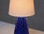 Blue Table Lamp in Blue Glass by Josef Schott for Smålandshyttans Glasbruk, Sweden, 1960s For Sale - Image 8 of 13