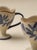 Art Deco Hand-Painted Vintage-Style Uniquely Shaped Coffee Cup - Set of 2 For Sale In Los Angeles - Image 6 of 7