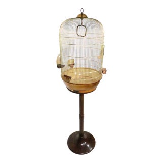 Space Age Fer-Plast Birdcage Made in Italy c.1970's For Sale