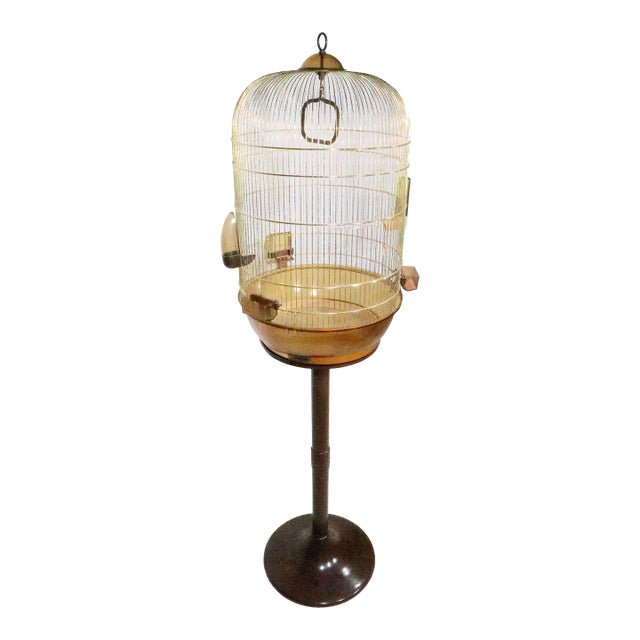 Space Age Fer-Plast Birdcage Made in Italy c.1970's For Sale
