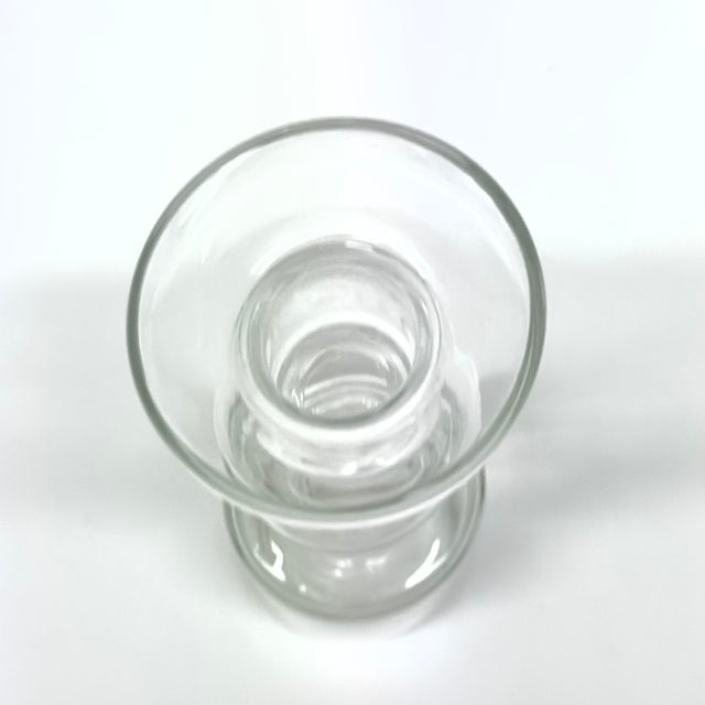 Mid-Century Modern Clear Glass Pompadour Candle Holder by Nanny Still for Riihimäen Lasi Oy For Sale In Miami - Image 6 of 7