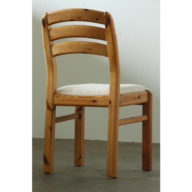Vintage Danish Pine Dining Chairs attributed to Dyrlund, 1970s, Set of 12 For Sale - Image 18 of 18