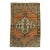 Turkish Mini Rug Oriental Hand Knotted Vintage Rug 1'8" x 2'4" #21230 For Sale