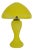 Art Nouveau Style Mushroom Lamp in Yellow Glass Paste, 1980s For Sale