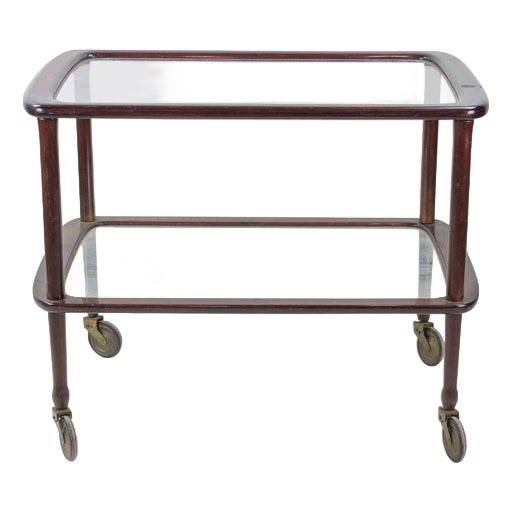 Serving Trolley by Cesare Lacca, Italy, 1950s For Sale