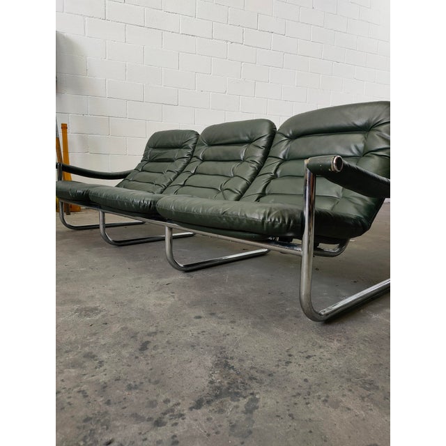 1970s Mid-Century 3-Seater Sofa, Spain, 1970s For Sale - Image 5 of 8
