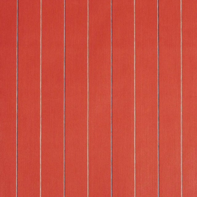 SAMPLE - Schumacher X Backdrop Draper Stripe Wallpaper In Bada Bing! For Sale