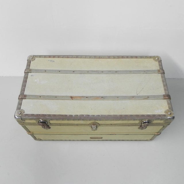 Vintage Aluminum Clad Chest, 1950s For Sale - Image 11 of 18
