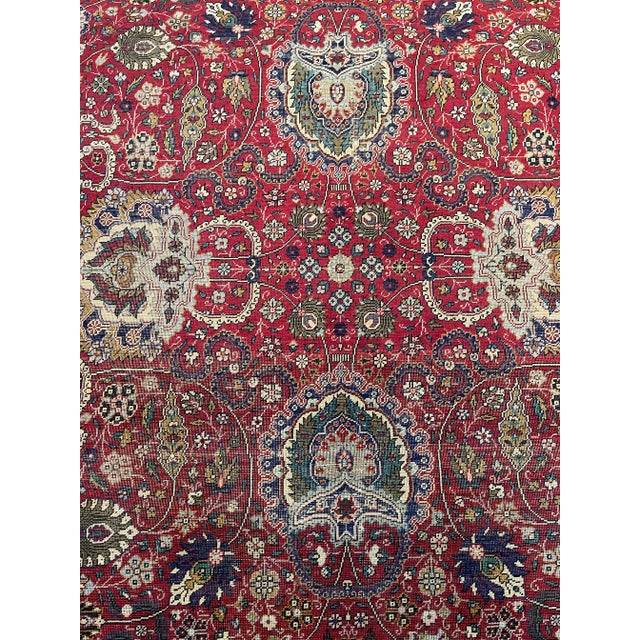 Textile Antique Turkish Silk Rug For Sale - Image 7 of 9