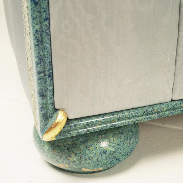 Moiré Silk Sofas from Style Arte, 1980s, Set of 2 For Sale - Image 17 of 18