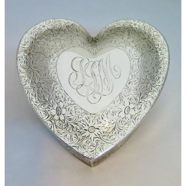 Early 20th Century Early 20th Century Mother’s Day Sterling Silver Jewel Box For Sale - Image 5 of 12