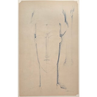 A. Modigliani, Cariatide / Caryatid, Lithograph For Sale
