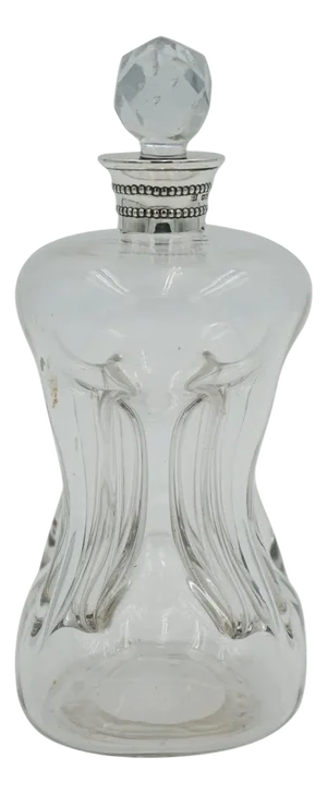 Sterling Silver Collar Pinch Decanter by William Hutton & Sons., London, 1891
