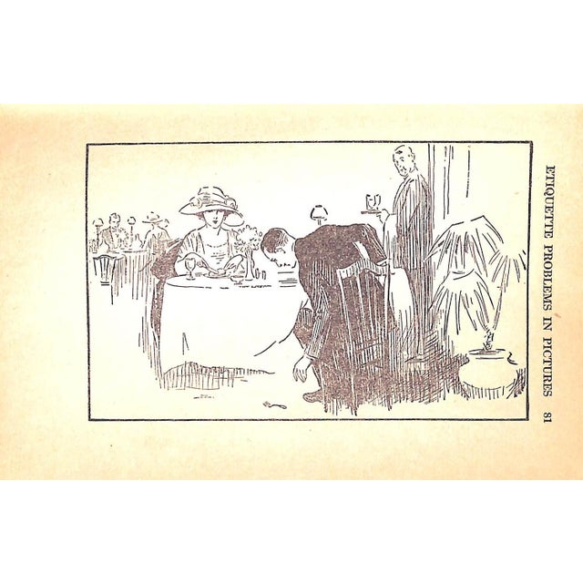 Traditional "Etiquette Problems in Pictures" 1924 Eichler, Lillian For Sale - Image 3 of 11