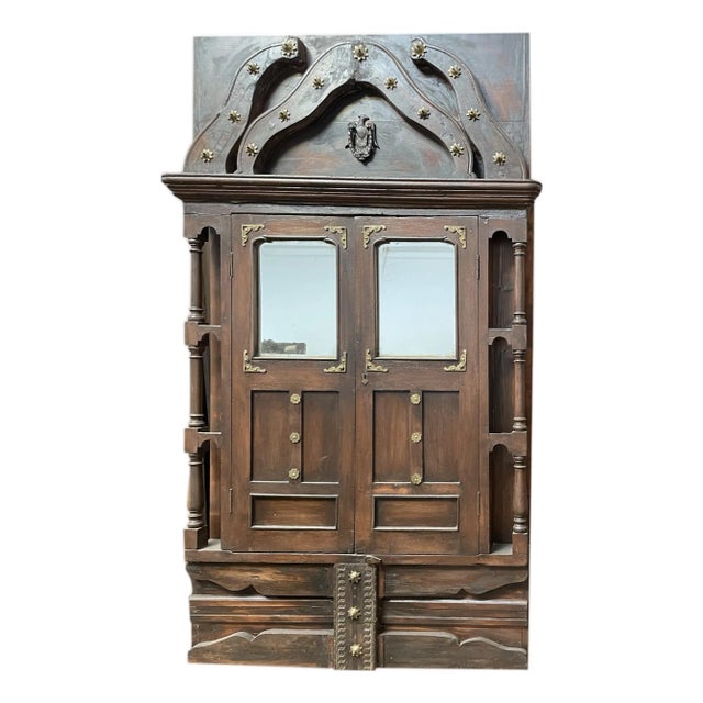 Antique Rustic Brutalist Barn Door – Mid-Century Reclaimed Wood Library Door 83x42 For Sale