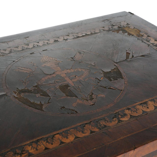 Wood 18thC Commode by Giovanni Battista Maggiolini with Classical Scenic Inlay c1770 For Sale - Image 7 of 12