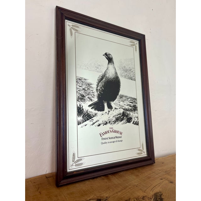Vintage Advertising Mirror from Famous Grouse, 1970s For Sale - Image 17 of 17