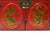 Chinese Oriental Red Dragon Phoenix Mirror Rectangular Jewelry Box For Sale In San Francisco - Image 6 of 10