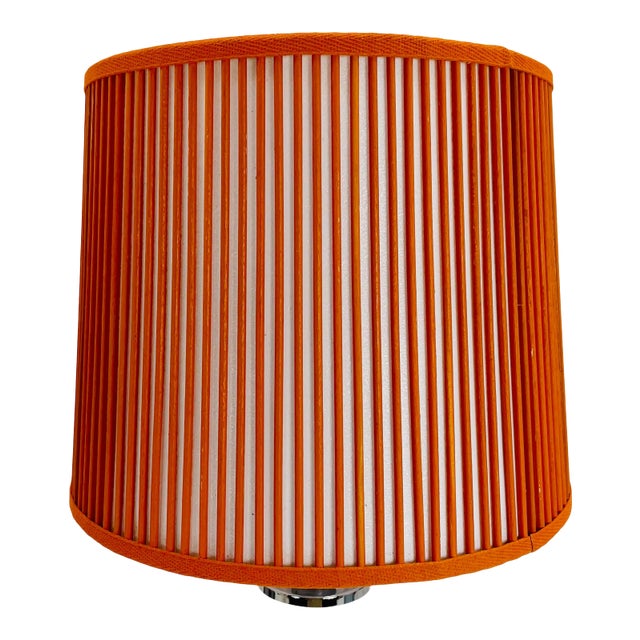 Retro Drum Stick Shade in Solid Orange, 12" For Sale