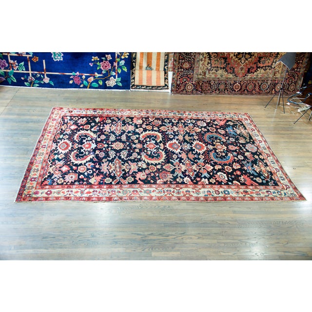 Early 20th Century Persian Heriz Rug For Sale - Image 4 of 14