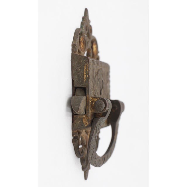 Victorian Victorian Bronze Ice Box Latch For Sale - Image 3 of 6