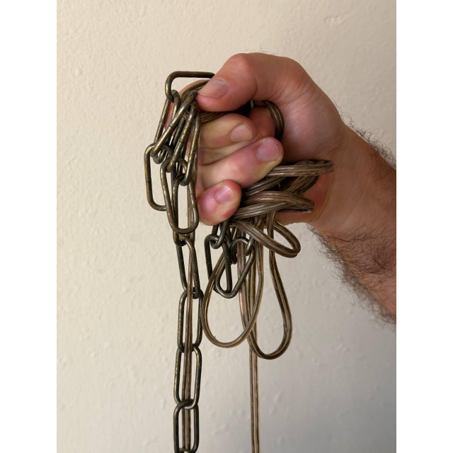 Gray Vintage Danish Ceramic Pendant Light 1970s Scandinavian Hanging Lamp Textured Glaze For Sale - Image 8 of 10