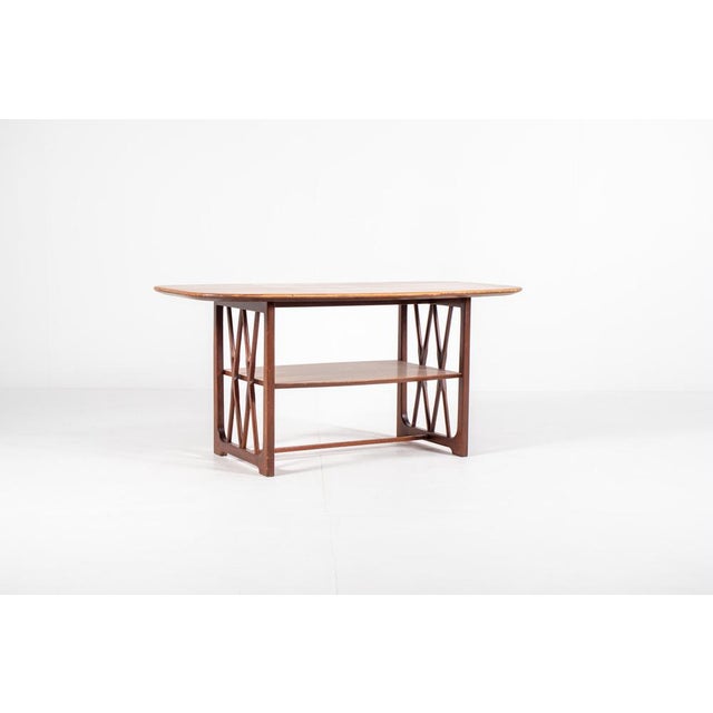 Mid-Century Modern Wooden Coffee Table by A.A. Patijn for Zijlstra Joure, 1950s For Sale - Image 12 of 12