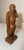 Folk Art Antique 1800's Folk Art Hand Carved Wood Figural Man Sculpture Statue Figure For Sale - Image 3 of 9
