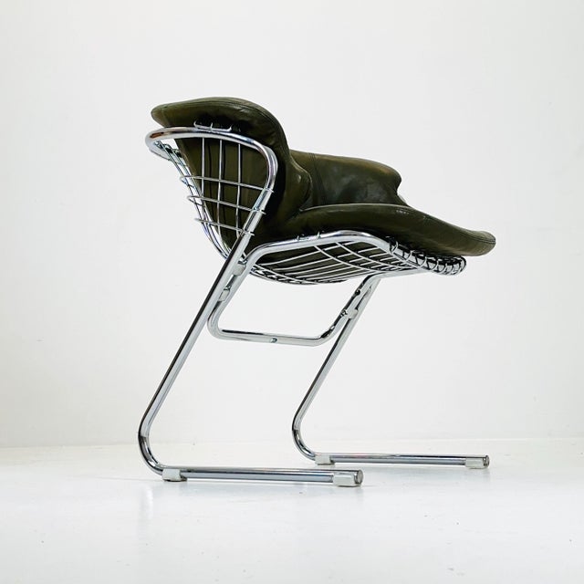 Gold Mid-Century Flynn Armchair by Gastone Rinaldi for Thema, Italy, 1970s For Sale - Image 8 of 11