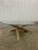 1980s Vintage Tripod Bamboo and Glass Coffee Table For Sale - Image 4 of 12