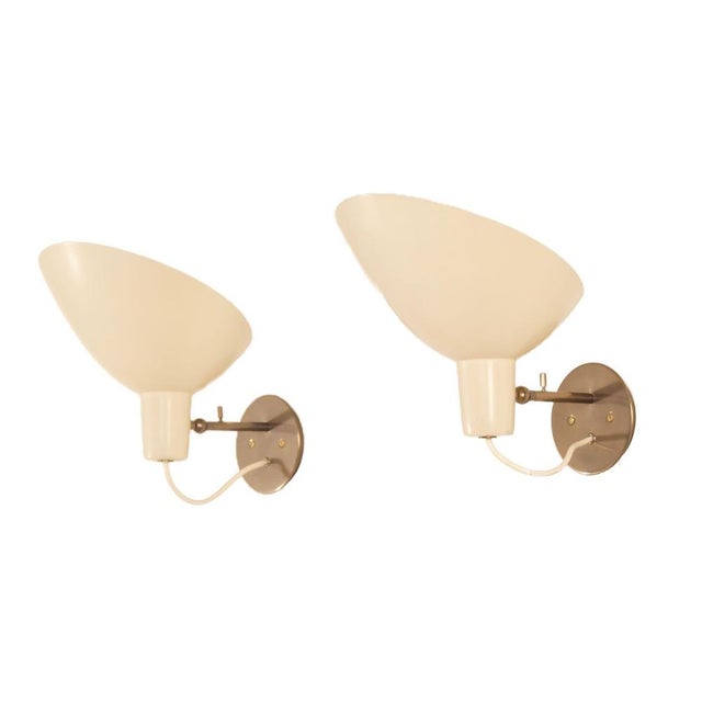 Visor Wall Lights by Vittoriano Vigano for Arteluce, 1950, Set of 2 For Sale - Image 15 of 15