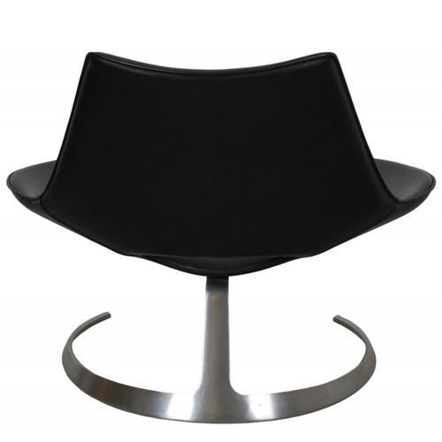 Scimitar Chair in Black Leather No. 20 from Fabricius and Kastholm, 1990s For Sale - Image 9 of 18