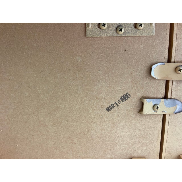 Vintage 1980s Coastal Rattan Round Dining Table in the Style of Henry Link For Sale - Image 9 of 12