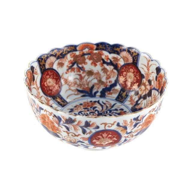 Ceramic Antique Japanese Imari Bowl, 1900s For Sale - Image 7 of 7
