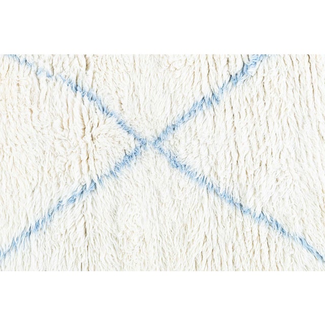 Textile Geometric Modern Diamond Soft Beige Rug "Sky Diamond" by Doris Leslie Blau For Sale - Image 7 of 9