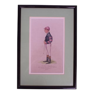Arthur Templeman Jockey Cambridgeshire, Liverpool, Prince Edward & Derby Gold Cup 1905 Watercolour by Astor For Sale