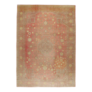Galerie Shabab Collection Early 20th Century Turkish Oushak Oversize Carpet