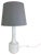 Modernist White Satin Glass Table Light Base from Doria Lights, Germany, 1970s For Sale